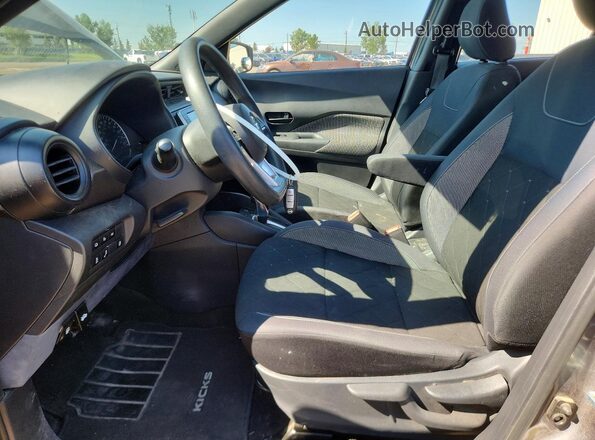 3N1CP5BV6LL491117 2020 NISSAN KICKS Gray წინა სალონის ხედი