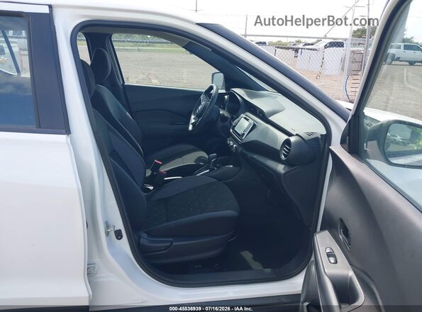 3N1CP5BV6LL544401 2020 NISSAN KICKS White Widok wnętrza z przodu