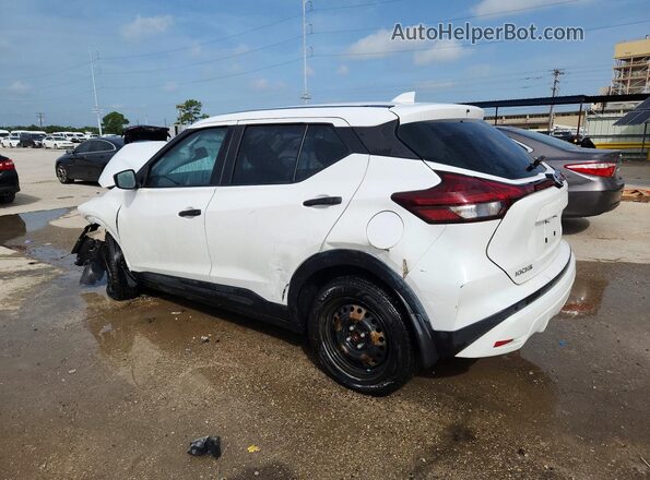 3N1CP5BV6ML527955 2021 NISSAN KICKS White Trasero izquierdo