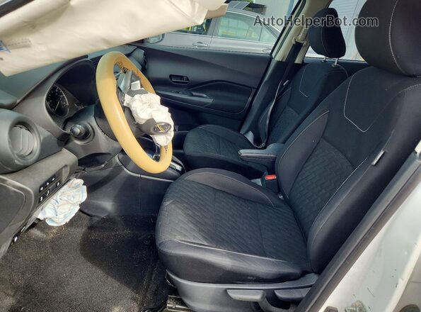 3N1CP5BV6ML527955 2021 NISSAN KICKS White Vista interior delantera
