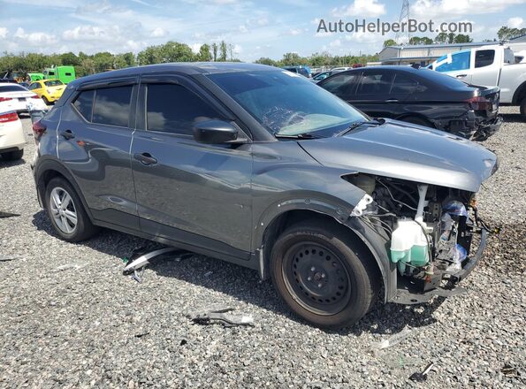 3N1CP5BV6ML541645 2021 NISSAN KICKS Серый Передняя правая четверть