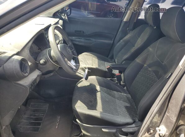 3N1CP5BV6ML541645 2021 NISSAN KICKS Серый Вид салона спереди