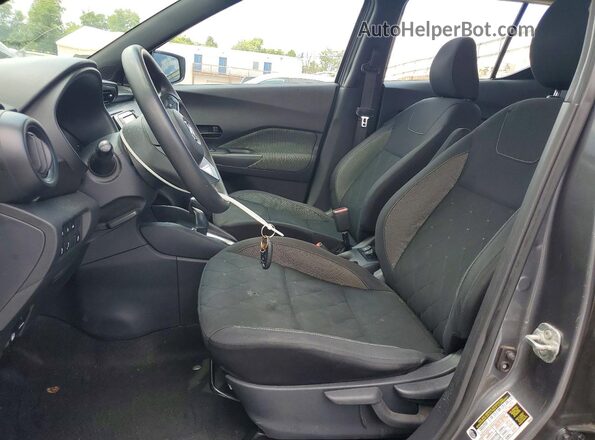 3N1CP5BV7LL560185 2020 NISSAN KICKS Gray Front interior view