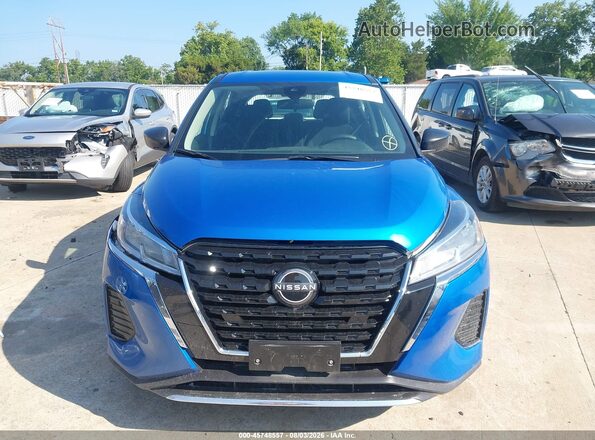 3N1CP5BV7SL477015 2025 NISSAN KICKS PLAY Blue Instrument cluster view
