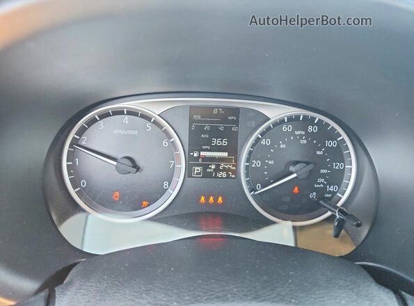 3N1CP5BV7SL499001 2025 NISSAN KICKS Черный Вид щитка приборов