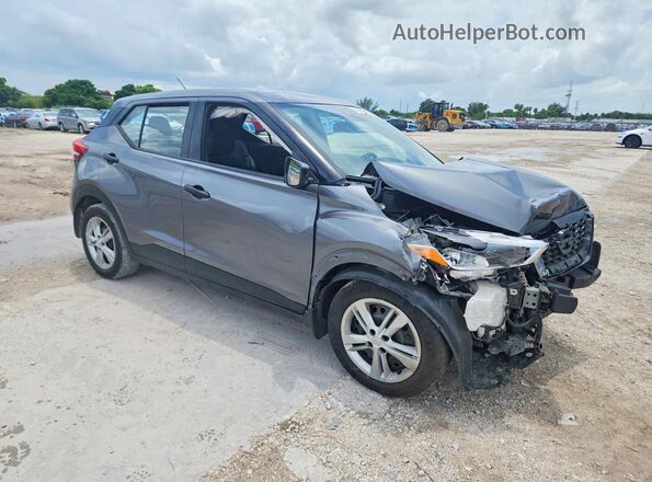3N1CP5BV8LL522531 2020 NISSAN KICKS Серый Передняя правая четверть