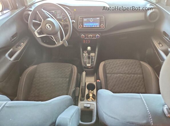 3N1CP5BV8ML487359 2021 NISSAN KICKS Blue წინა პანელის ხედი