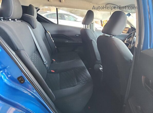 3N1CP5BV8ML487359 2021 NISSAN KICKS Blue უკანა სალონის ხედი