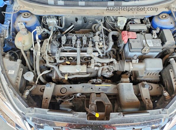 3N1CP5BV8ML487359 2021 NISSAN KICKS Blue ძრავის განყოფილების ხედი