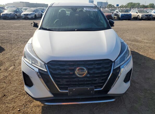 3N1CP5BV8ML497387 2021 NISSAN KICKS Белый Вид спереди