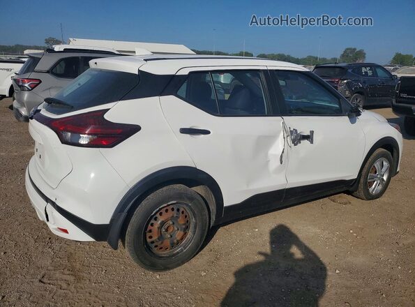 3N1CP5BV8ML497387 2021 NISSAN KICKS Белый Задняя правая четверть