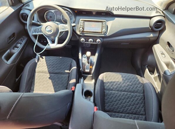 3N1CP5BV8ML522188 2021 NISSAN KICKS Blue წინა პანელის ხედი