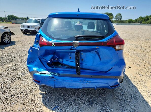 3N1CP5BV8ML522188 2021 NISSAN KICKS Blue უკანა ხედი