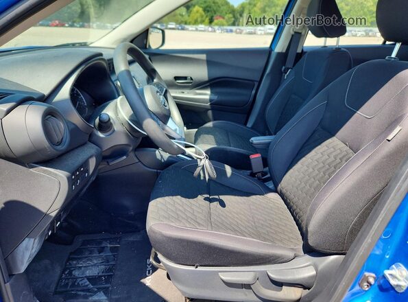 3N1CP5BV8ML522188 2021 NISSAN KICKS Blue წინა სალონის ხედი