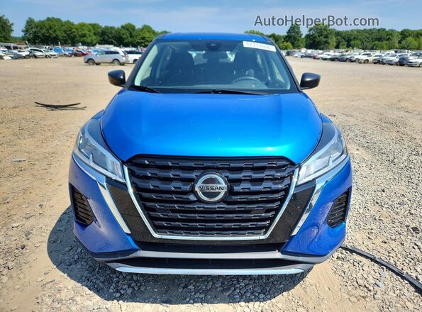 3N1CP5BV8ML522188 2021 NISSAN KICKS Blue წინა ხედი