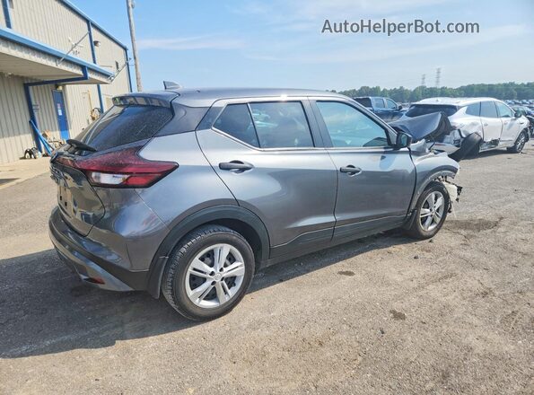 3N1CP5BV8ML541307 2021 NISSAN KICKS Gray Задня права чверть