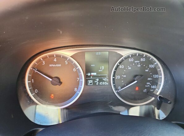 3N1CP5BV9LL517404 2020 NISSAN KICKS Gray Вид щитка приладів