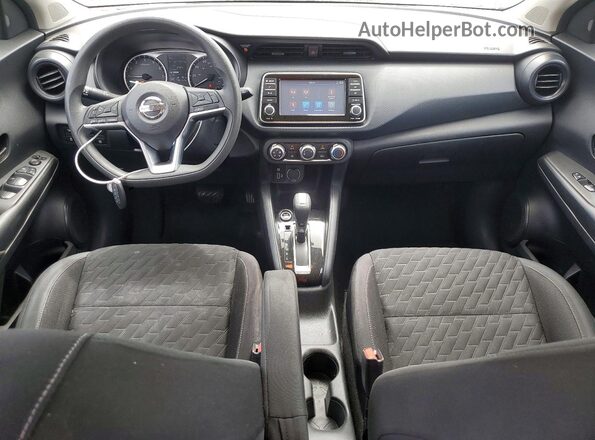 3N1CP5BV9ML464804 2021 NISSAN KICKS Gray Առջևի վահանակի տեսք