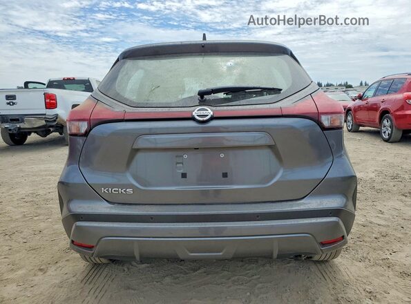 3N1CP5BV9ML464804 2021 NISSAN KICKS Gray Հետևի տեսք