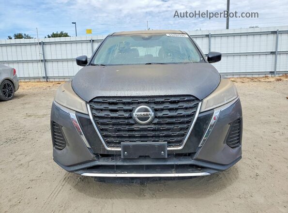 3N1CP5BV9ML464804 2021 NISSAN KICKS Gray Դիմացի տեսք