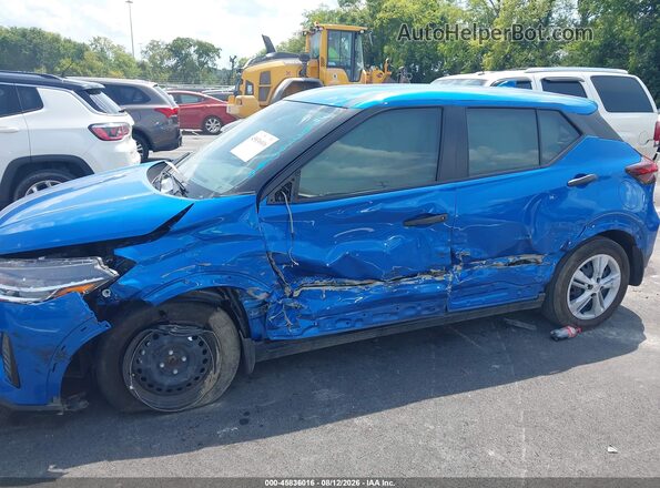 3N1CP5BV9ML489752 2021 NISSAN KICKS Blue Vista frontal