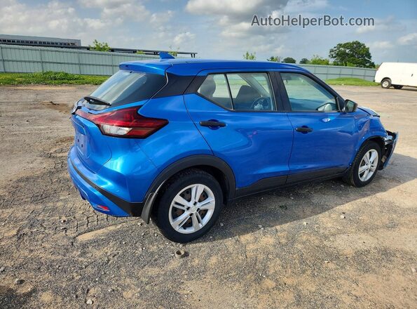 3N1CP5BV9ML565549 2021 NISSAN KICKS Синий Задняя правая четверть