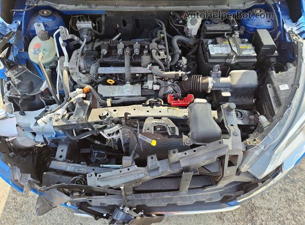 3N1CP5BV9ML565549 2021 NISSAN KICKS Синий Вид задней части салона