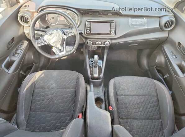 3N1CP5BV9ML565549 2021 NISSAN KICKS Синий Вид панели приборов