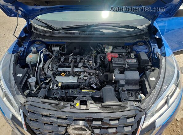 3N1CP5BV9PL549212 2023 NISSAN KICKS Blue ძრავის განყოფილების ხედი