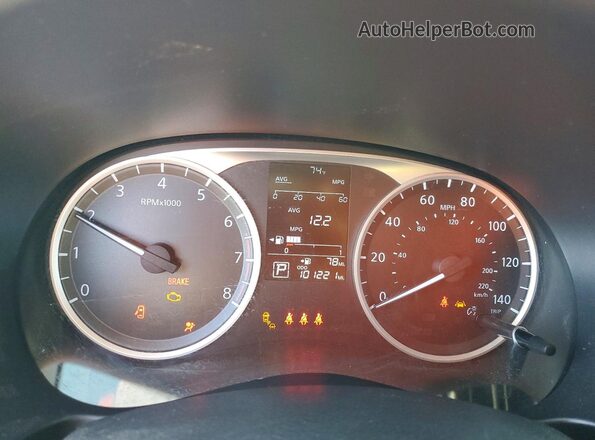3N1CP5BVXML473446 2021 NISSAN KICKS Серый Вид щитка приборов
