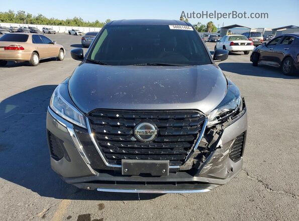 3N1CP5BVXML473446 2021 NISSAN KICKS Серый Вид спереди
