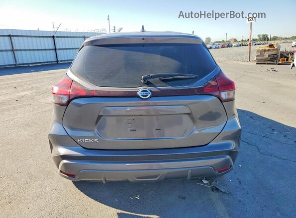 3N1CP5BVXML473446 2021 NISSAN KICKS Серый Вид сзади