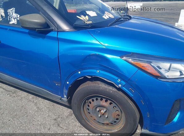 3N1CP5BVXML498721 2021 NISSAN KICKS Blue Widok z przodu