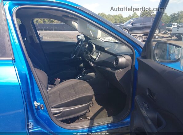 3N1CP5BVXML498721 2021 NISSAN KICKS Blue Widok wnętrza z przodu