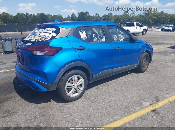 3N1CP5BVXML498721 2021 NISSAN KICKS Blue Tył prawy
