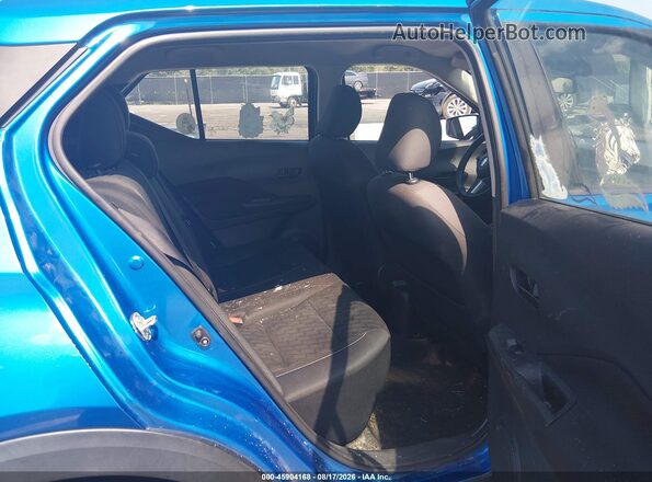 3N1CP5BVXML498721 2021 NISSAN KICKS Blue Widok naklejki z numerem VIN
