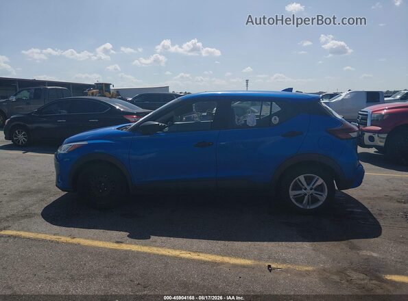 3N1CP5BVXML498721 2021 NISSAN KICKS Blue Widok wnętrza 360 stopni