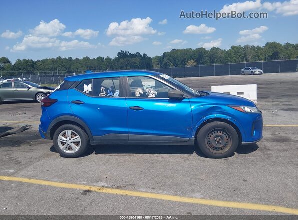 3N1CP5BVXML498721 2021 NISSAN KICKS Blue Widok wnętrza z tyłu