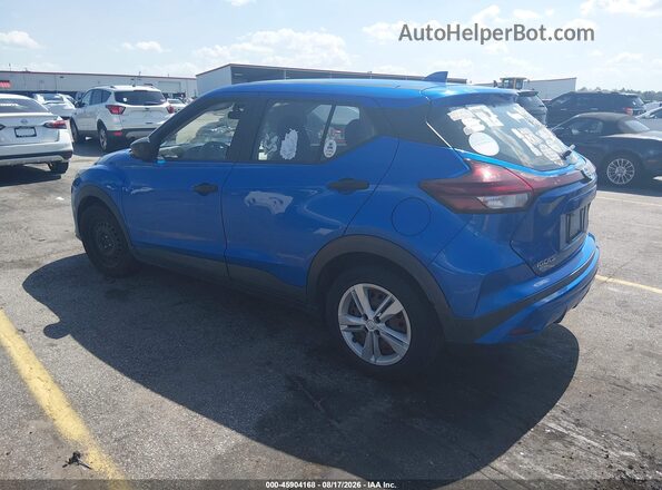3N1CP5BVXML498721 2021 NISSAN KICKS Blue Tył lewy