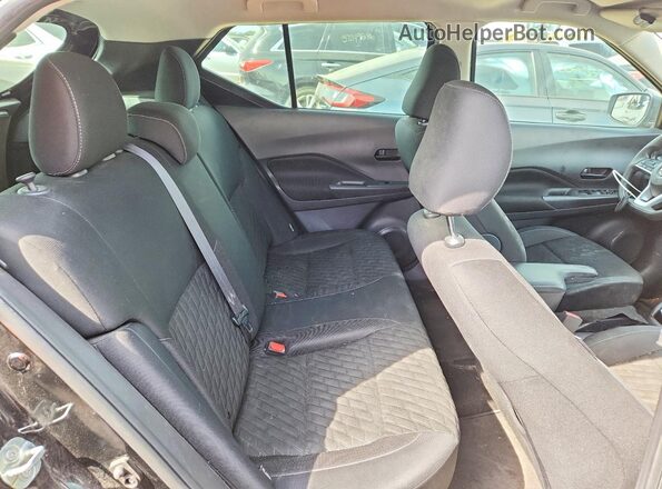 3N1CP5BVXML507160 2021 NISSAN KICKS Black Widok wnętrza z tyłu