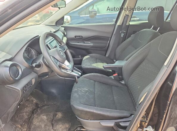 3N1CP5BVXML507160 2021 NISSAN KICKS Black Widok wnętrza z przodu