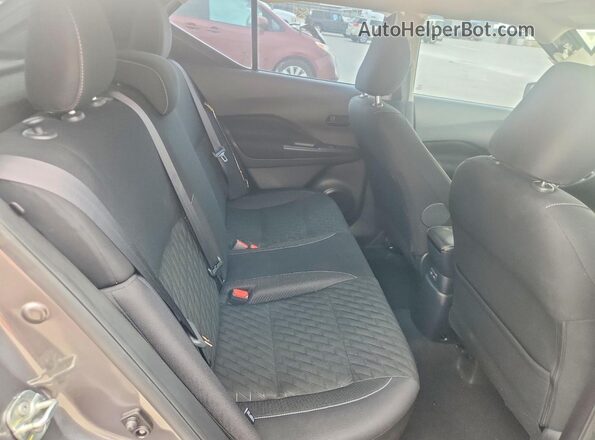 3N1CP5BVXML564460 2021 NISSAN KICKS Gray Вид задньої частини салону