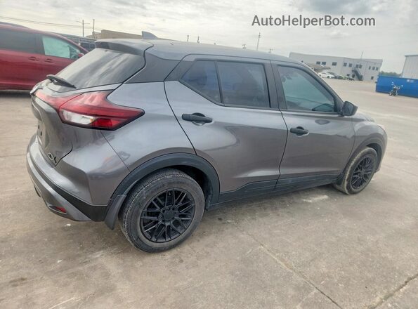 3N1CP5BVXML564460 2021 NISSAN KICKS Gray Задня права чверть