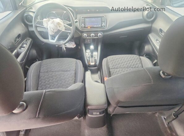3N1CP5BVXML564460 2021 NISSAN KICKS Gray Вид панелі приладів