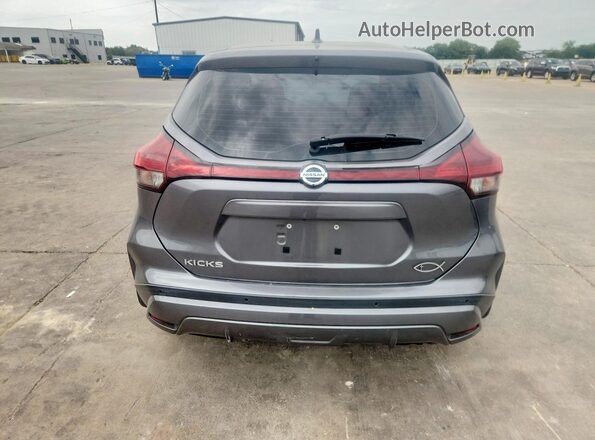 3N1CP5BVXML564460 2021 NISSAN KICKS Gray Вид ззаду