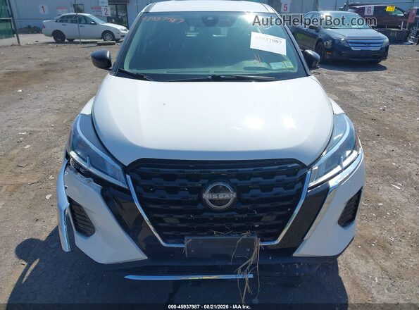 3N1CP5BVXNL528124 2022 NISSAN KICKS White Vista del cuadro de instrumentos