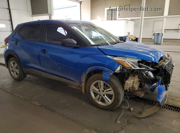 3N1CP5BVXRL515007 2024 NISSAN KICKS Blue Delantero derecho