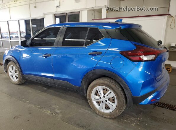 3N1CP5BVXRL515007 2024 NISSAN KICKS Blue Trasero izquierdo