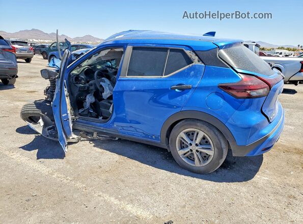 3N1CP5BVXRL548248 2024 NISSAN KICKS Blue უკანა მარცხენა