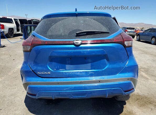 3N1CP5BVXRL548248 2024 NISSAN KICKS Blue უკანა ხედი